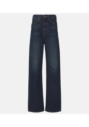 Khaite Bonnie high-rise wide-leg jeans