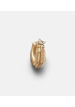 Marie Lichtenberg Baba Small 18kt gold single earring with diamonds