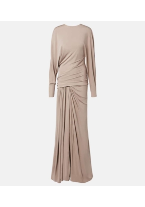 Christopher Esber Vala draped jersey maxi dress