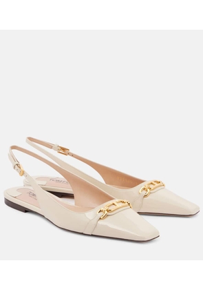 Tom Ford Patent leather slingback flats