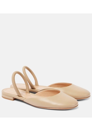 Gianvito Rossi Leather ballet flats