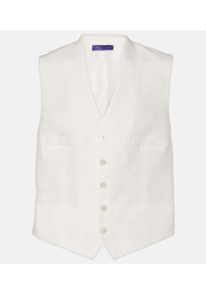 Ralph Lauren Collection Jaiden linen vest