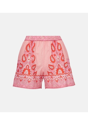 Etro Paisley cotton and silk shorts