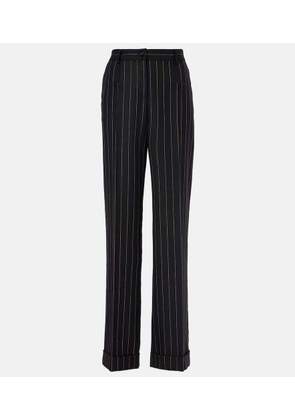 Dolce&Gabbana Striped wool straight pants