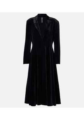 Norma Kamali Velvet blazer dress