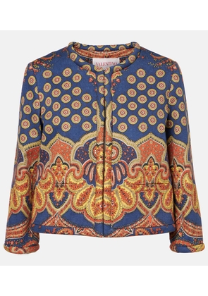 Valentino Voyage Imaginaire cotton jacket