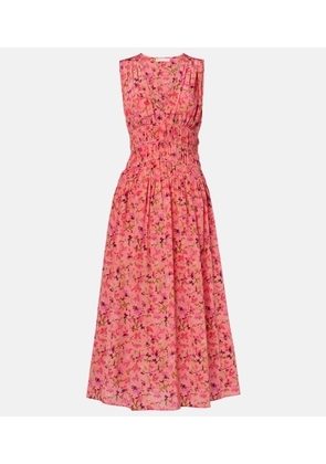 Ulla Johnson Sylvie floral silk midi dress