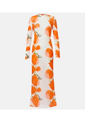 Alexandra Miro Selene open-back floral maxi dress