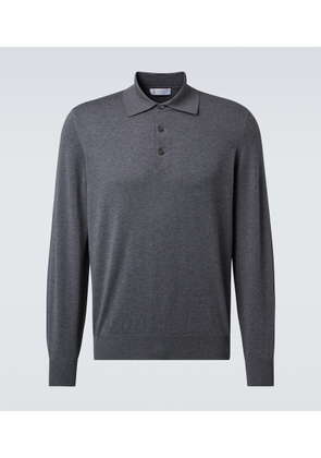 Brunello Cucinelli Cotton polo sweater