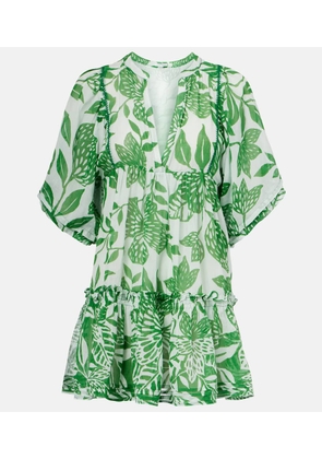 Poupette St Barth Aria floral cotton minidress