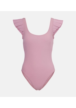 Karla Colletto Alora ruffled swimsuit