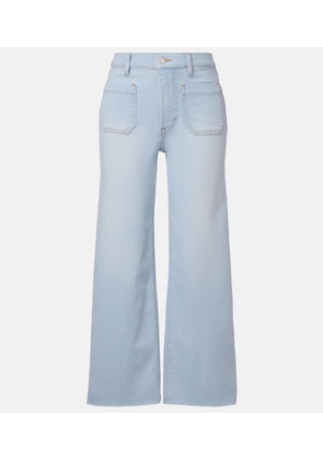 Frame Anchor high-rise wide-leg jeans