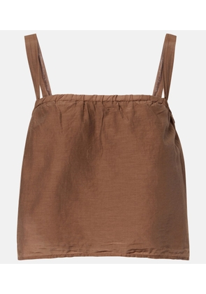 Velvet Andrea cotton and silk voile top