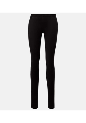 Stouls Carolyn mid-rise suede leggings