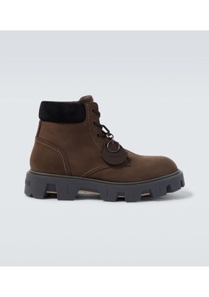 Moncler Peak City leather hiking boots