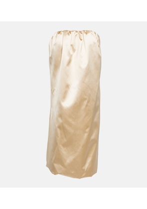 Khaite Yara cotton-blend balloon dress