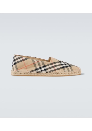 Burberry Burberry Check espadrilles