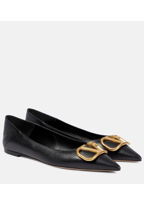 Valentino Garavani VLogo leather ballet flats