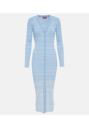 Staud Shoko cardigan midi dress