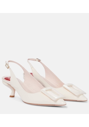 Roger Vivier Virgule slingback leather pumps