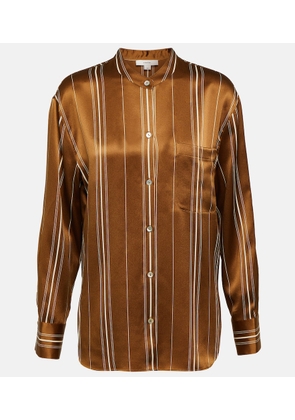 Vince Striped silk shirt