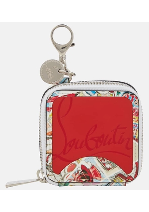 Christian Louboutin Printed leather waste bag holder