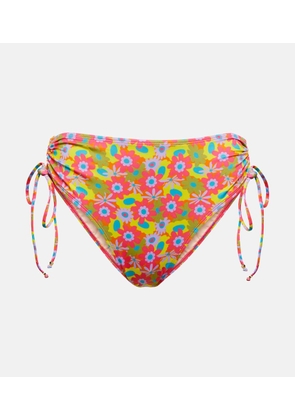 Bananhot Liz high-rise floral bikini bottoms