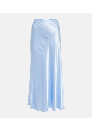 Rixo Satin midi skirt
