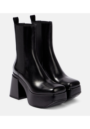 Dorothee Schumacher Platform leather Chelsea boots