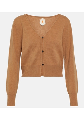 Jardin des Orangers Cropped wool and cashmere cardigan