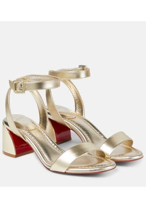 Christian Louboutin Miss Sabina 55 metallic sandals