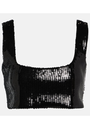 Galvan Beating Heart sequin top