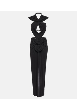 Magda Butrym Hooded cutout midi dress