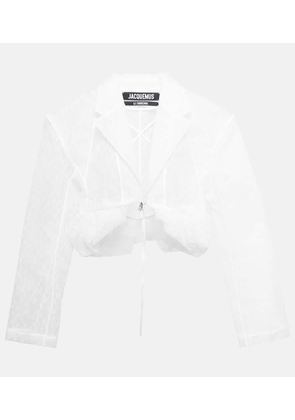 Jacquemus La Veste Dentelle lace jacket