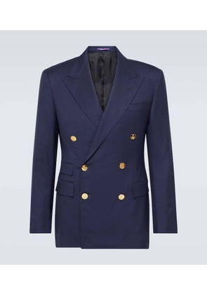 Ralph Lauren Purple Label Gregory double-breasted wool blazer