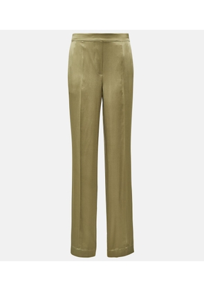 Joseph Tova silk satin straight pants