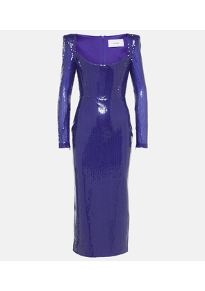 Alex Perry Sequined midi dress