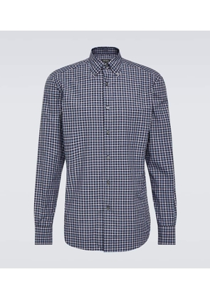 Zegna Checked cotton shirt