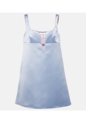 Nina Ricci Cutout satin minidress