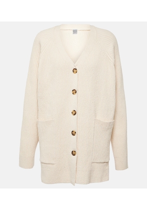 Toteme Oversized cotton-blend boucle cardigan