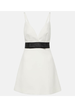 Dolce&Gabbana Wool and silk-blend minidress