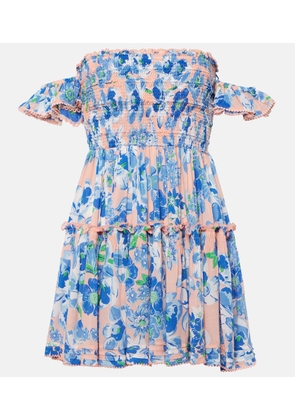 Poupette St Barth Aurora floral minidress