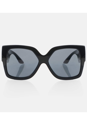 Versace Greca embellished oversized sunglasses