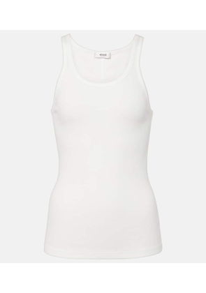 Agolde Zane ribbed-knit jersey tank top