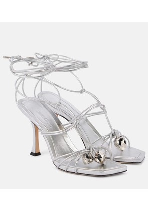 Jimmy Choo Jemma 90 metallic leather sandals