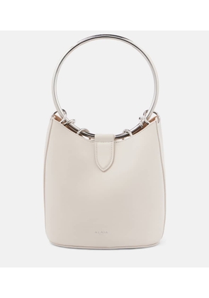 Alaia Ring Medium leather bucket bag