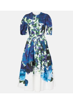 Erdem Floral cotton midi dress