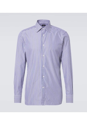 Zegna Striped cotton shirt