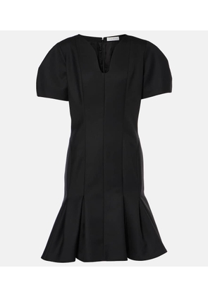 Nina Ricci Wool gabardine midi dress