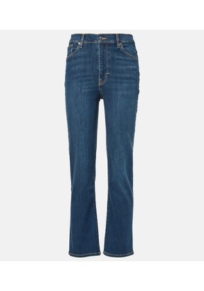 Frame Le Sleek high-rise straight jeans